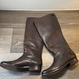 Frye Dark Brown Ankle Boots woman’s 6B (j74)